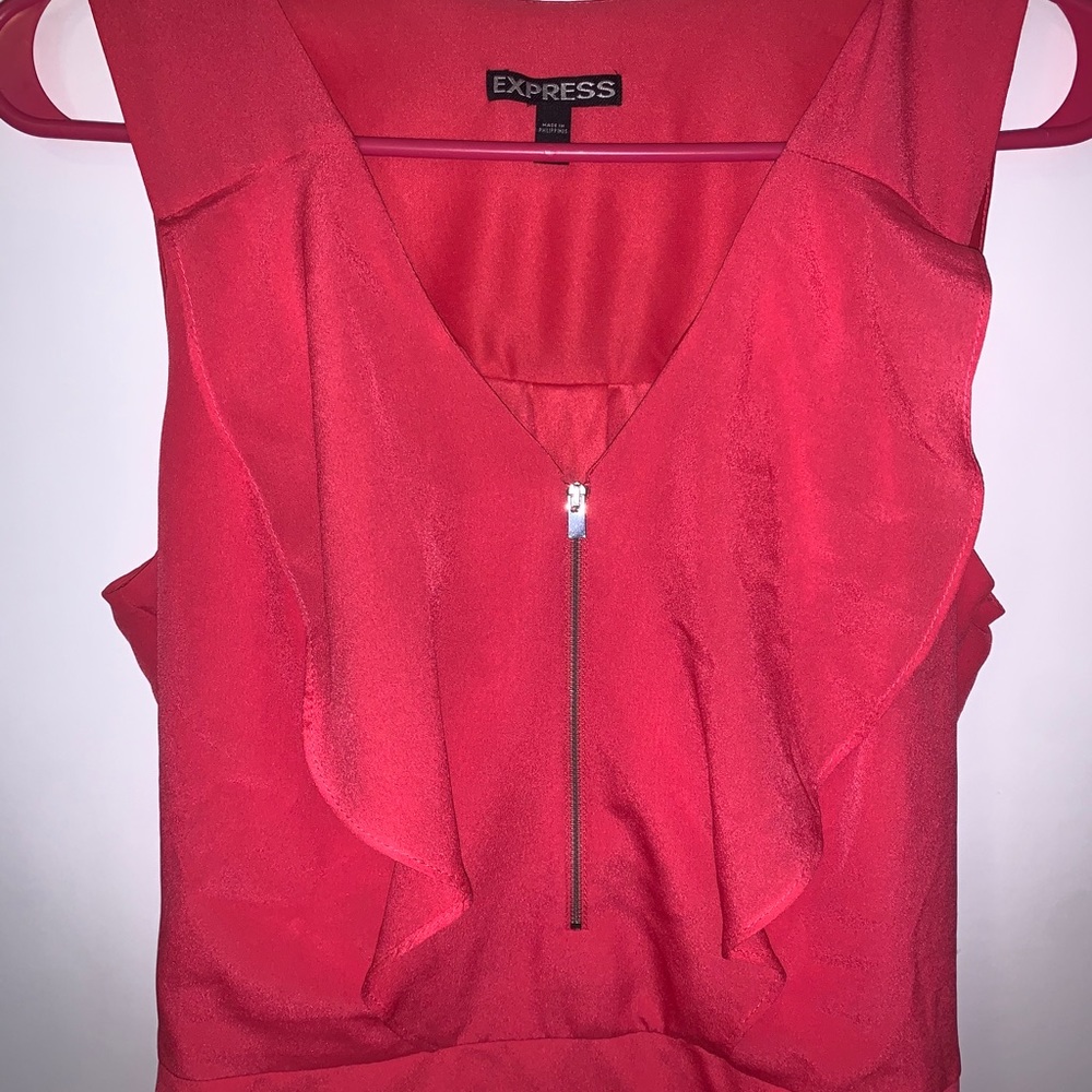 Express Coral/Pink Romper!